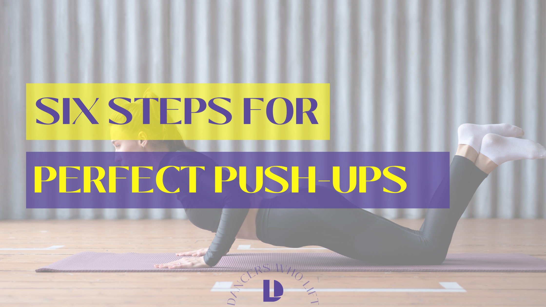 Perfect push-up form